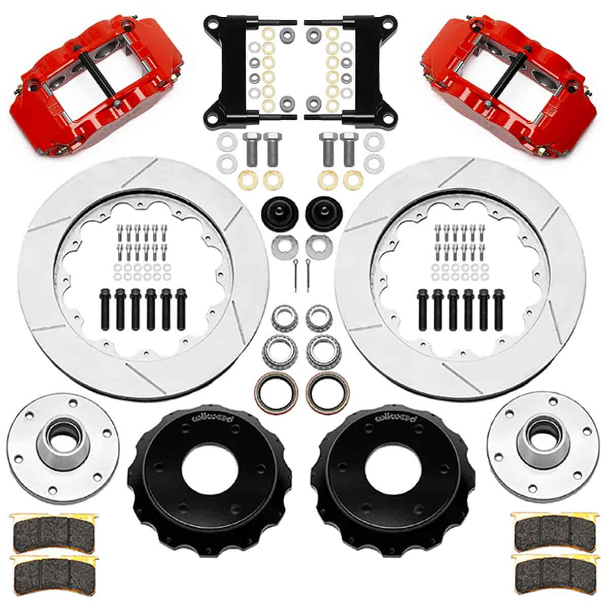 Superlite 6R Front Big Brake Kit 1988-1998 Chevy/GMC C1500 (6-Lug) w/ Wilwood Drop Spindle