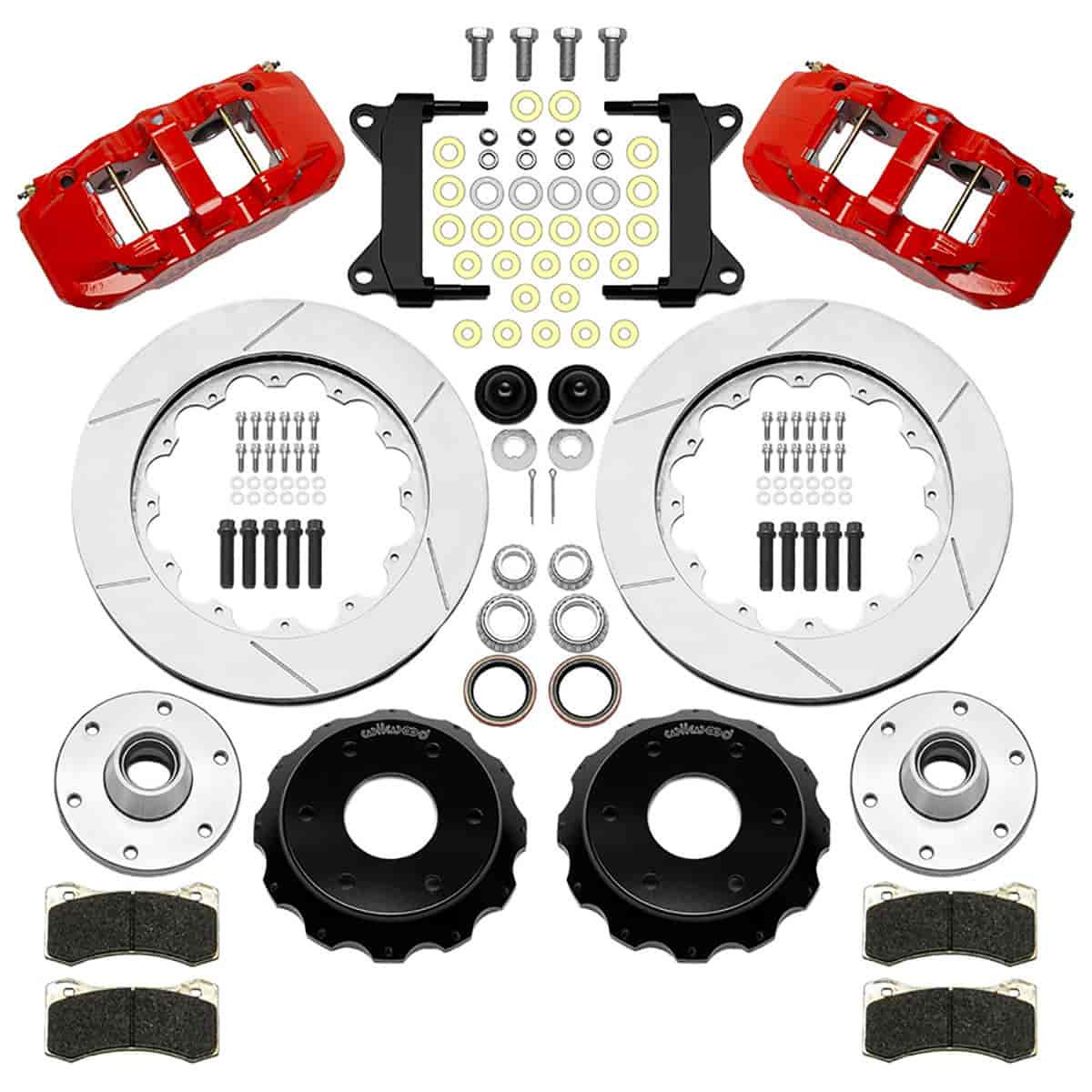 AERO6 Big Brake Front Brake Kit for 1988-1998 Chevy/GMC C1500 (6-Lug) w/ Wilwood Drop Spindle