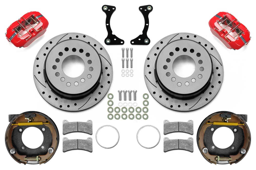 BRAKE KIT REAR BOP RED