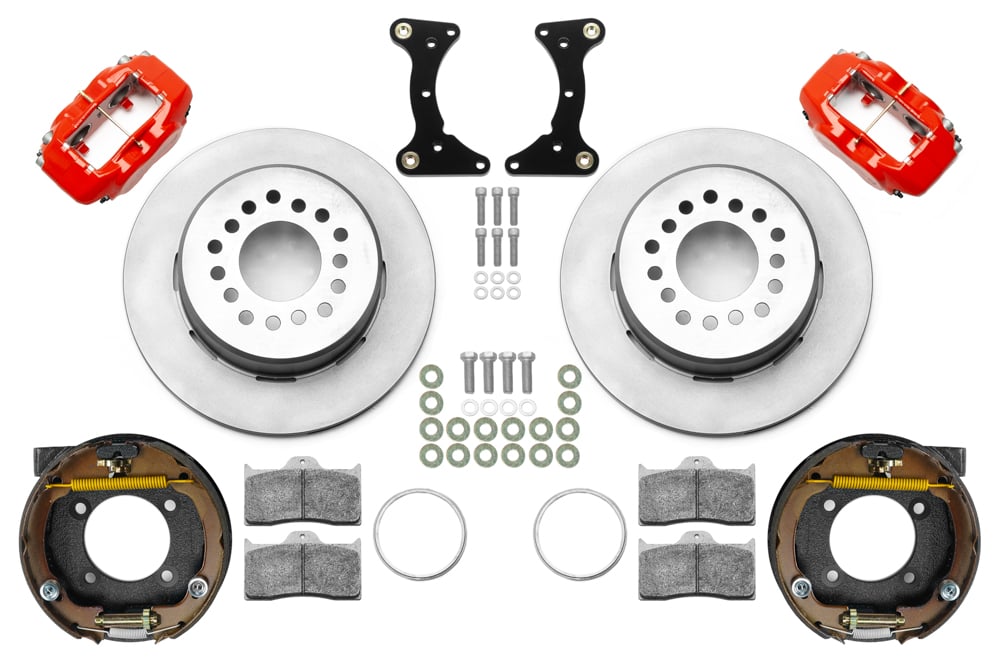 BRAKE KIT REAR BOP RED