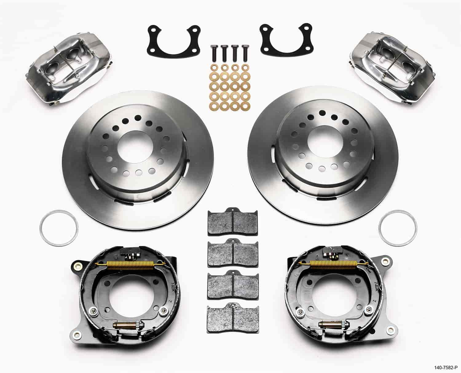 Forged Dynalite Rear Parking Brake Kit Big Ford New Style