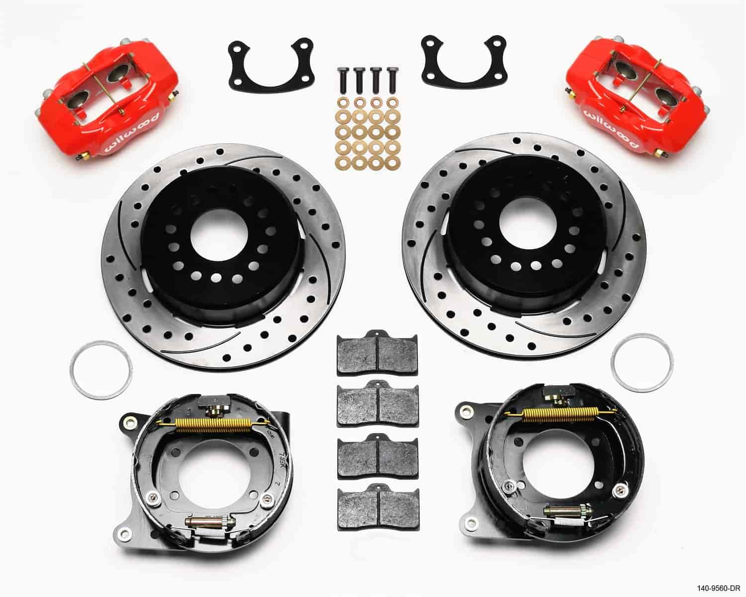 Forged Dynalite Rear Parking Brake Kit Big Ford New Style