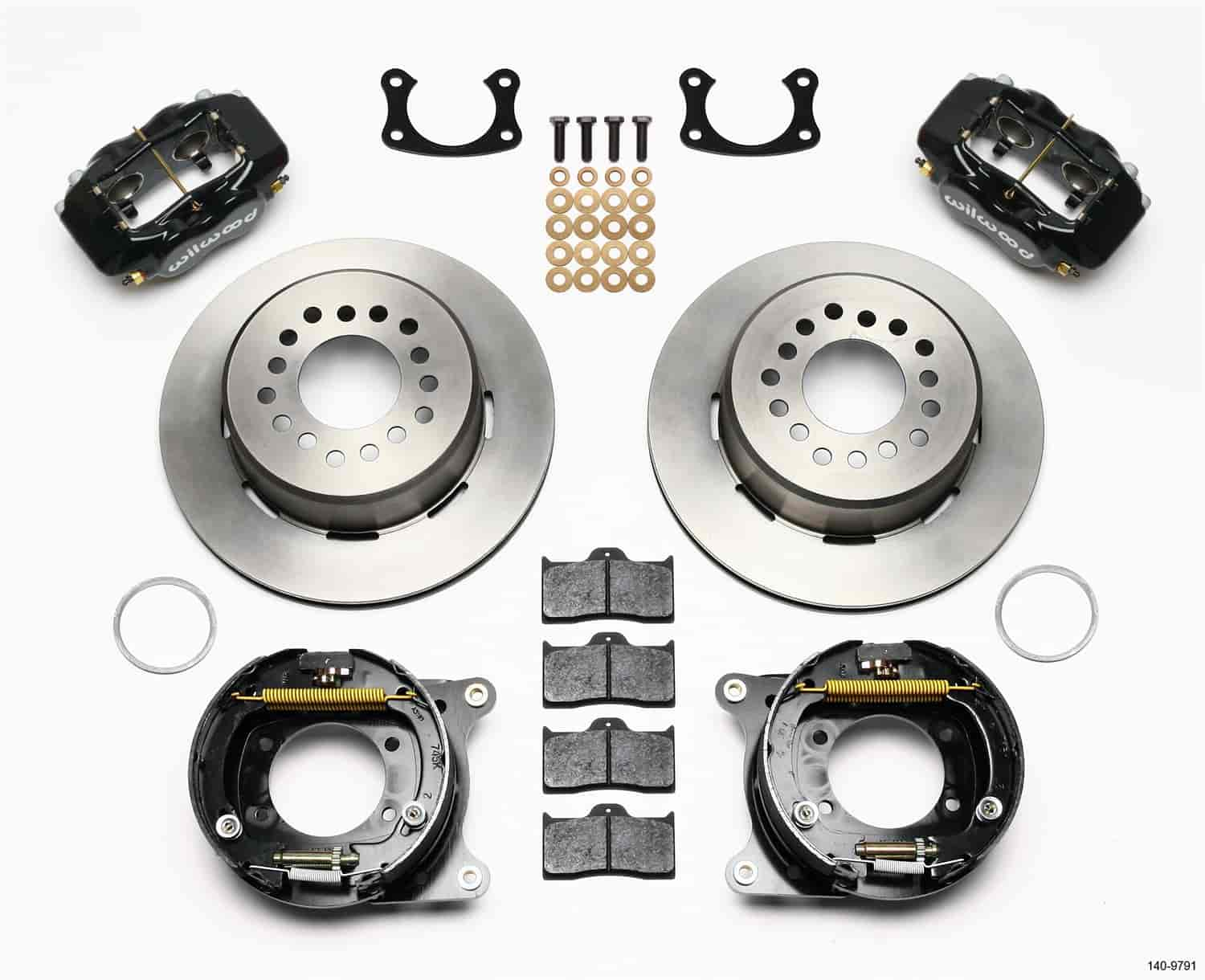 Forged Dynalite Rear Parking Brake Kit Big Ford New Style