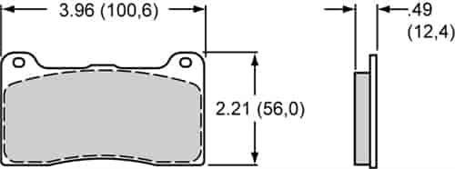 Polymatrix "B" Compound Pads Dynalite, Dynapro