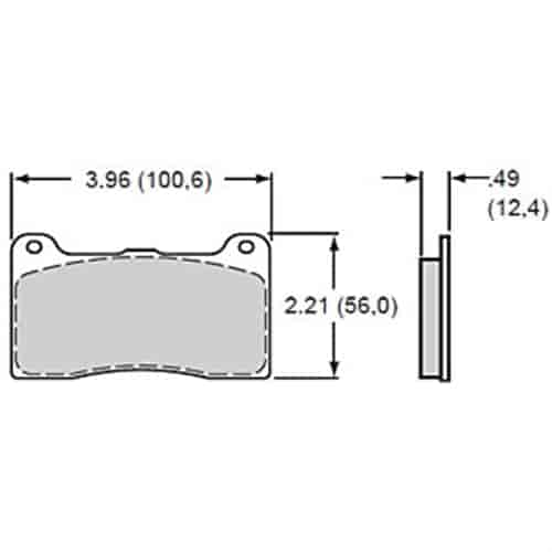 Polymatrix Q Brake Pads Calipers: Wilwood DL w/ bridgebolt, DynaPro M-W, Strange