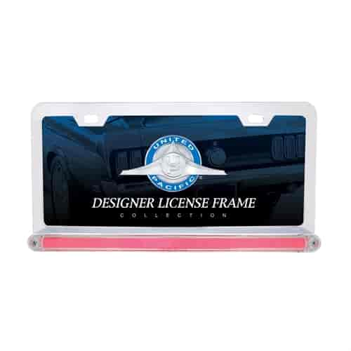 CHROME LICENSE FRAME WITH