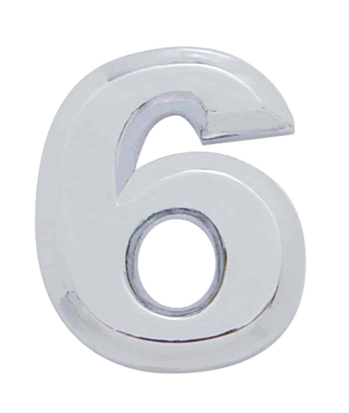 CHROME PLASTIC LETTER - 6