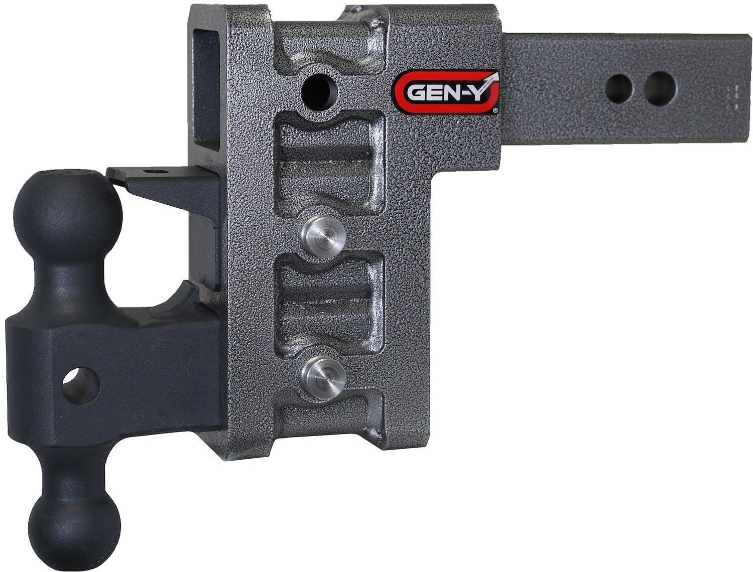 GH-1623 MEGA-DUTY Adjustable Drop Hitch 2.500 in. Shank [6 in. Drop, 3,500 lbs. TW, 32,000 lbs. GTW]
