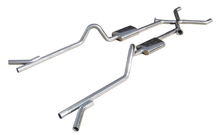 Crossmember Back X-Change Exhaust System with Turbo Pro
