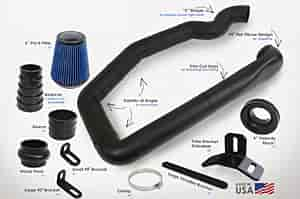 FabShop Air Intake Duct Kit 3.5" Tubing, Universal