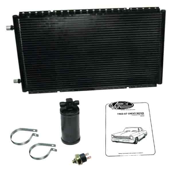 Horizontal Condenser with Drier, 1962-67 Chevy II