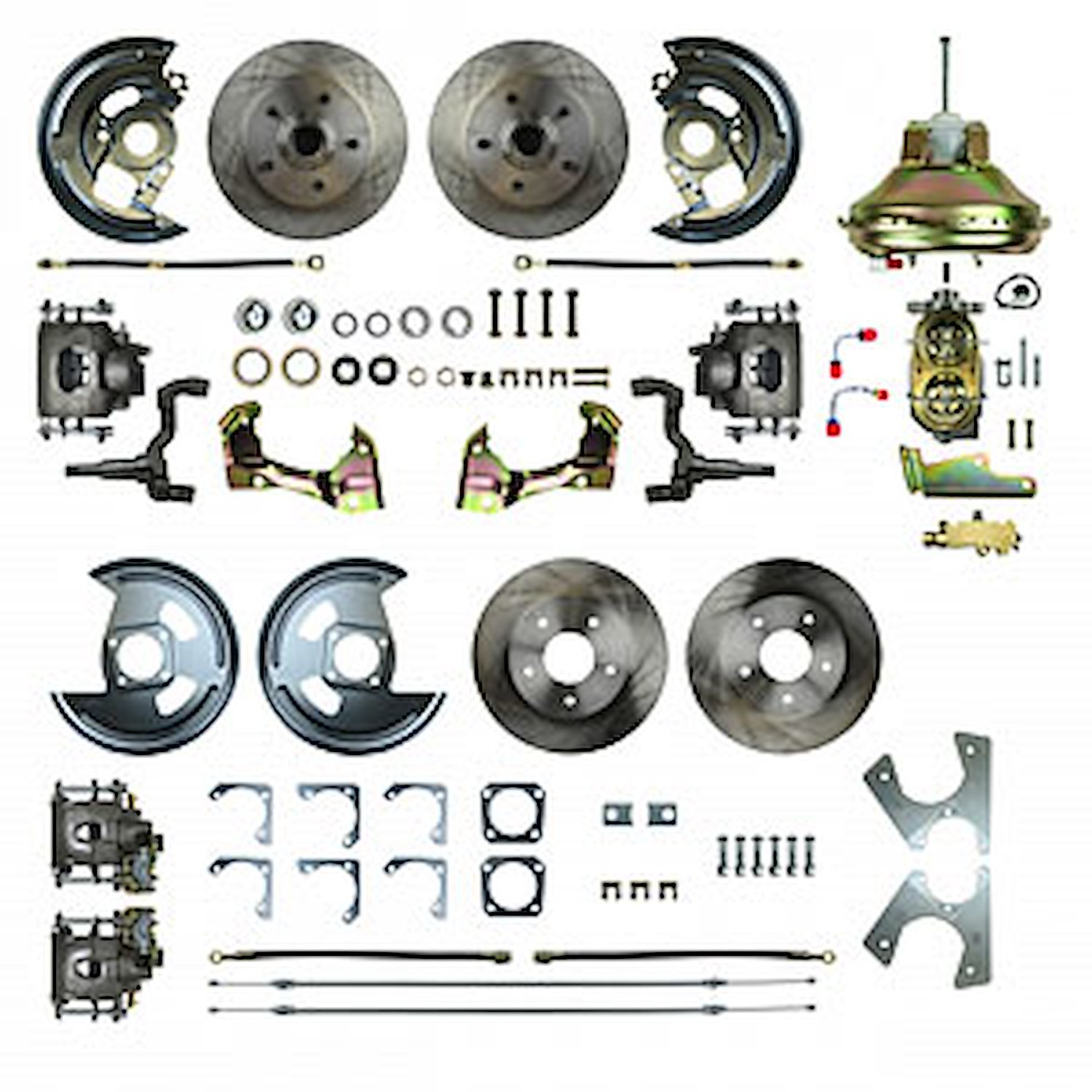 4 Wheel Disc Brake Conversion Kit 1967-1969 GM