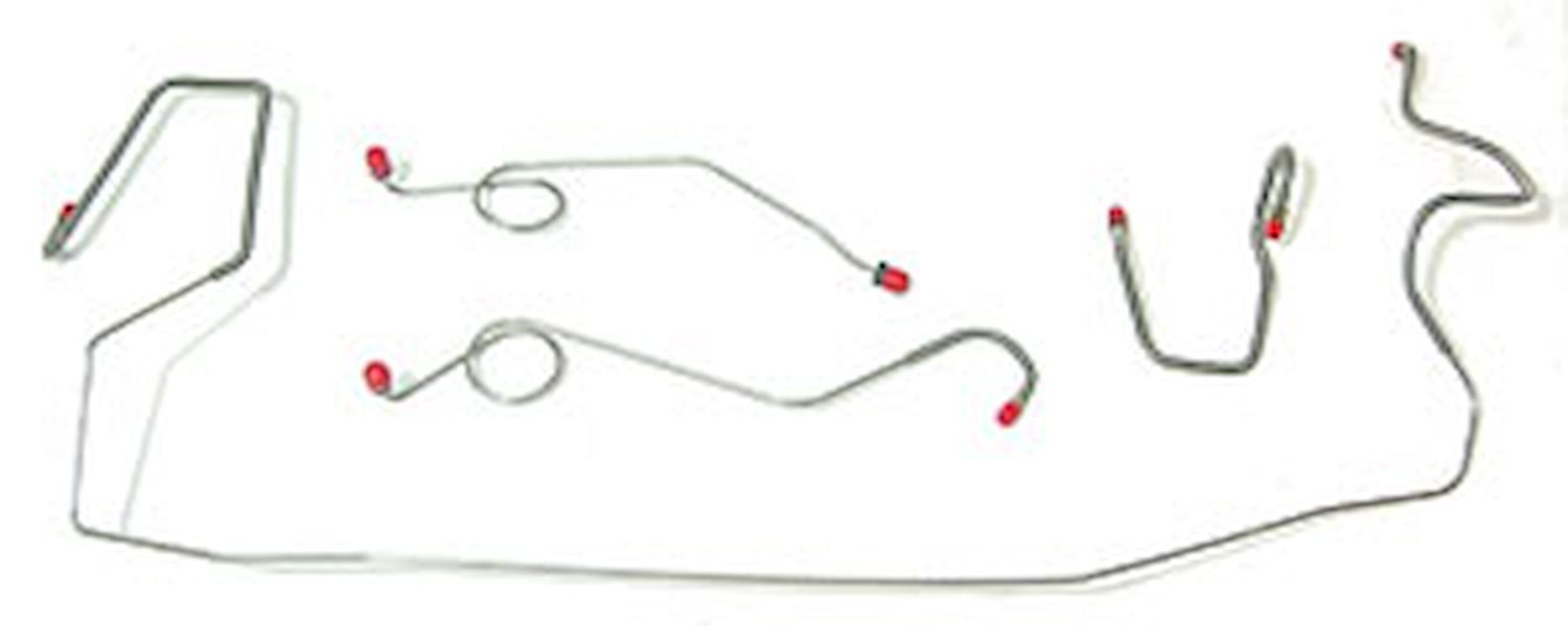 Front Brake Line Kit 1968-72 Barracuda, Dart, Duster,