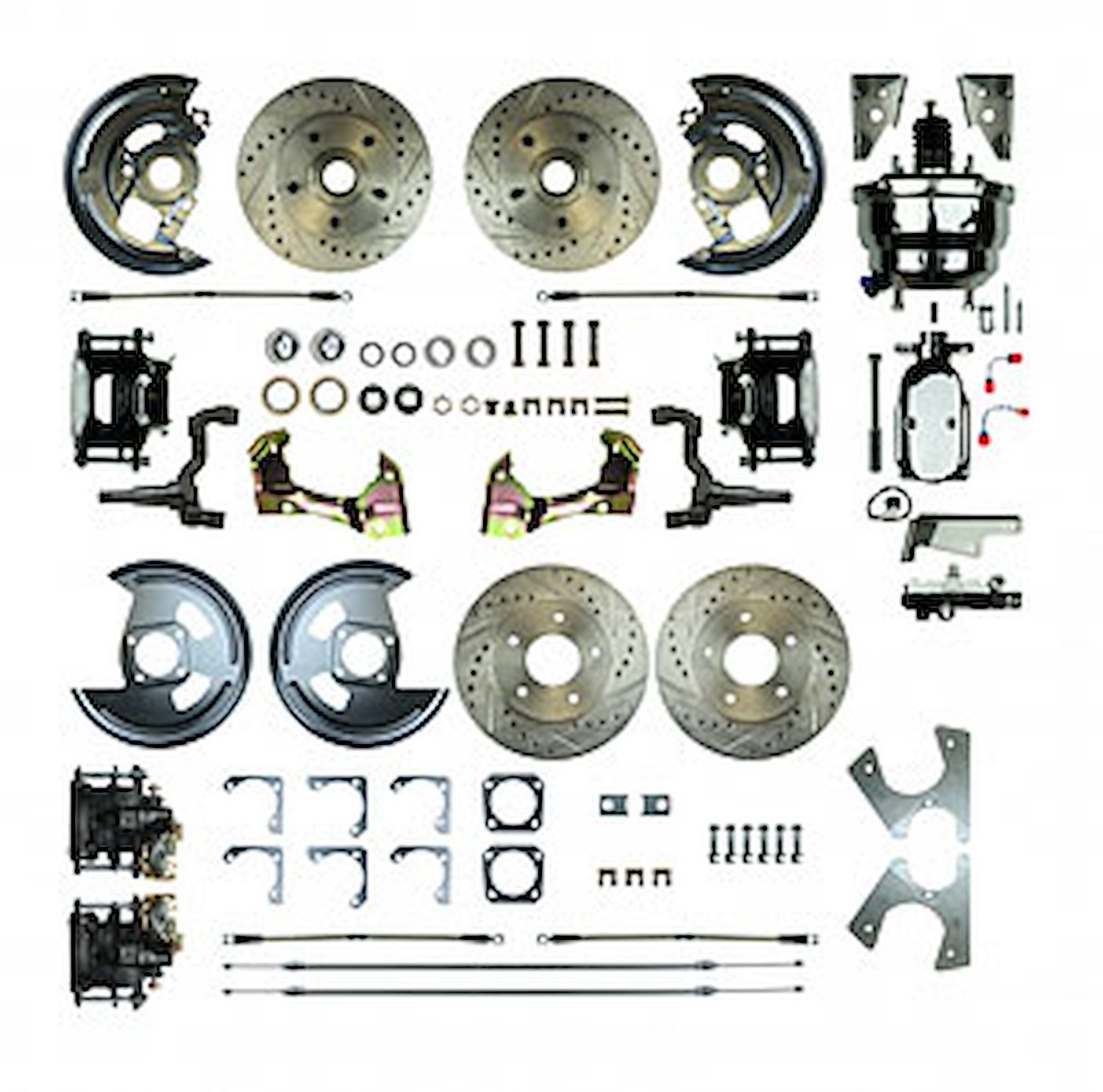 4 Wheel Premium Power Disc Brake Conversion Kit 1967-69 GM F-Body