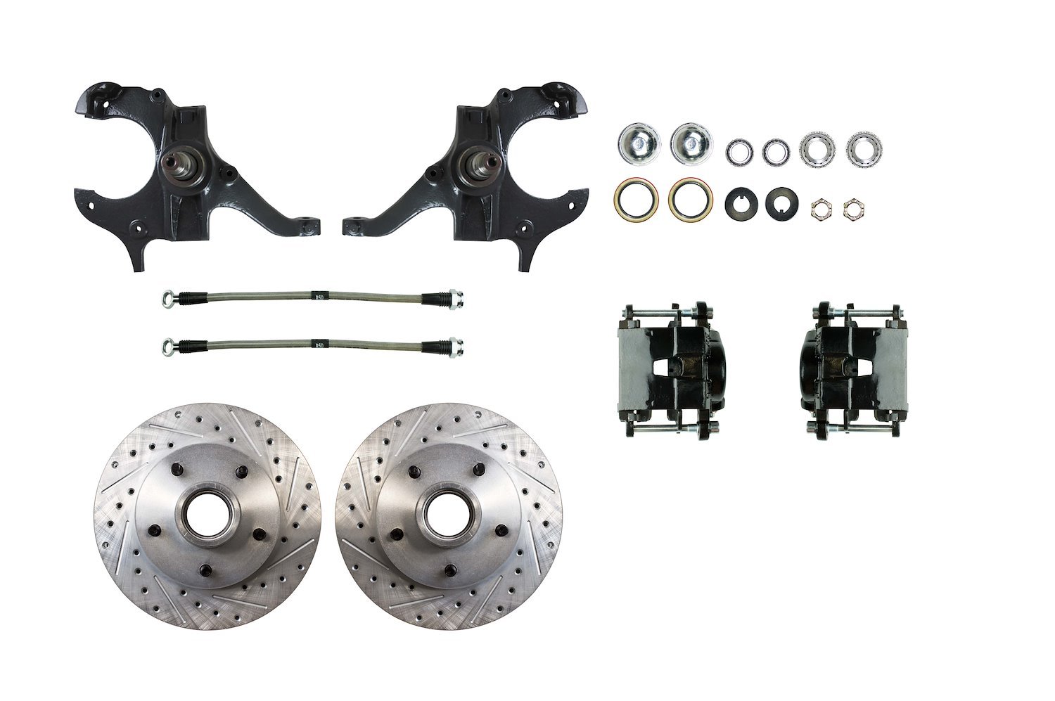 Front Disc Brake Conversion Kit with 2 in.