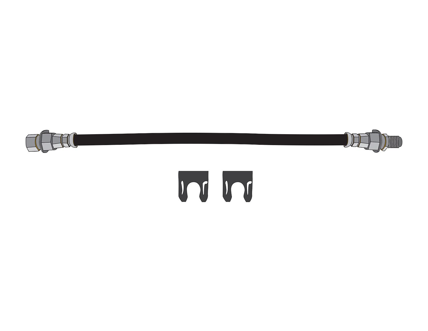 75-76 All Cars - Front Flex Hose