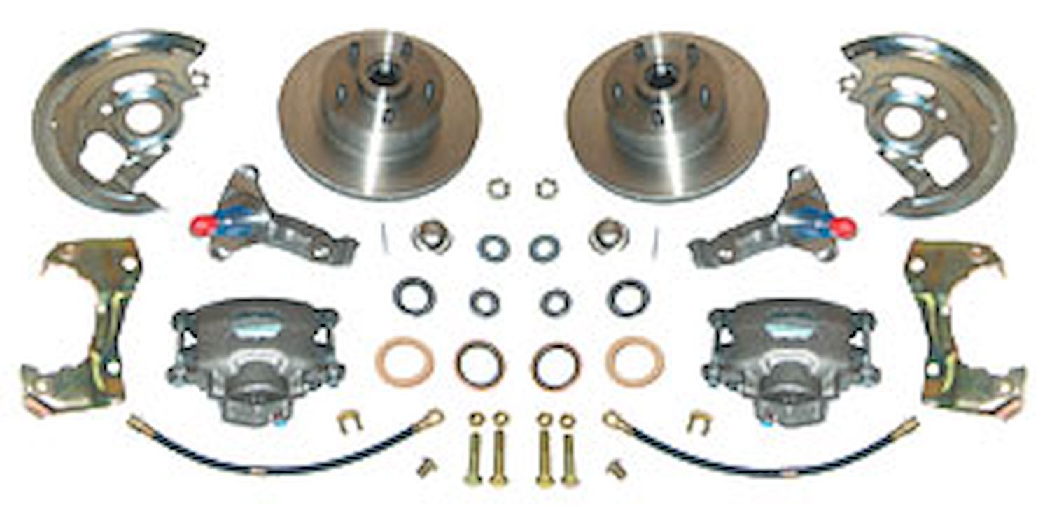 TSD6316 Manual Front Disc Brake Conversion Kit for 1963-1970 Chevy Trucks w/6-Lug Wheels, Standard Rotors