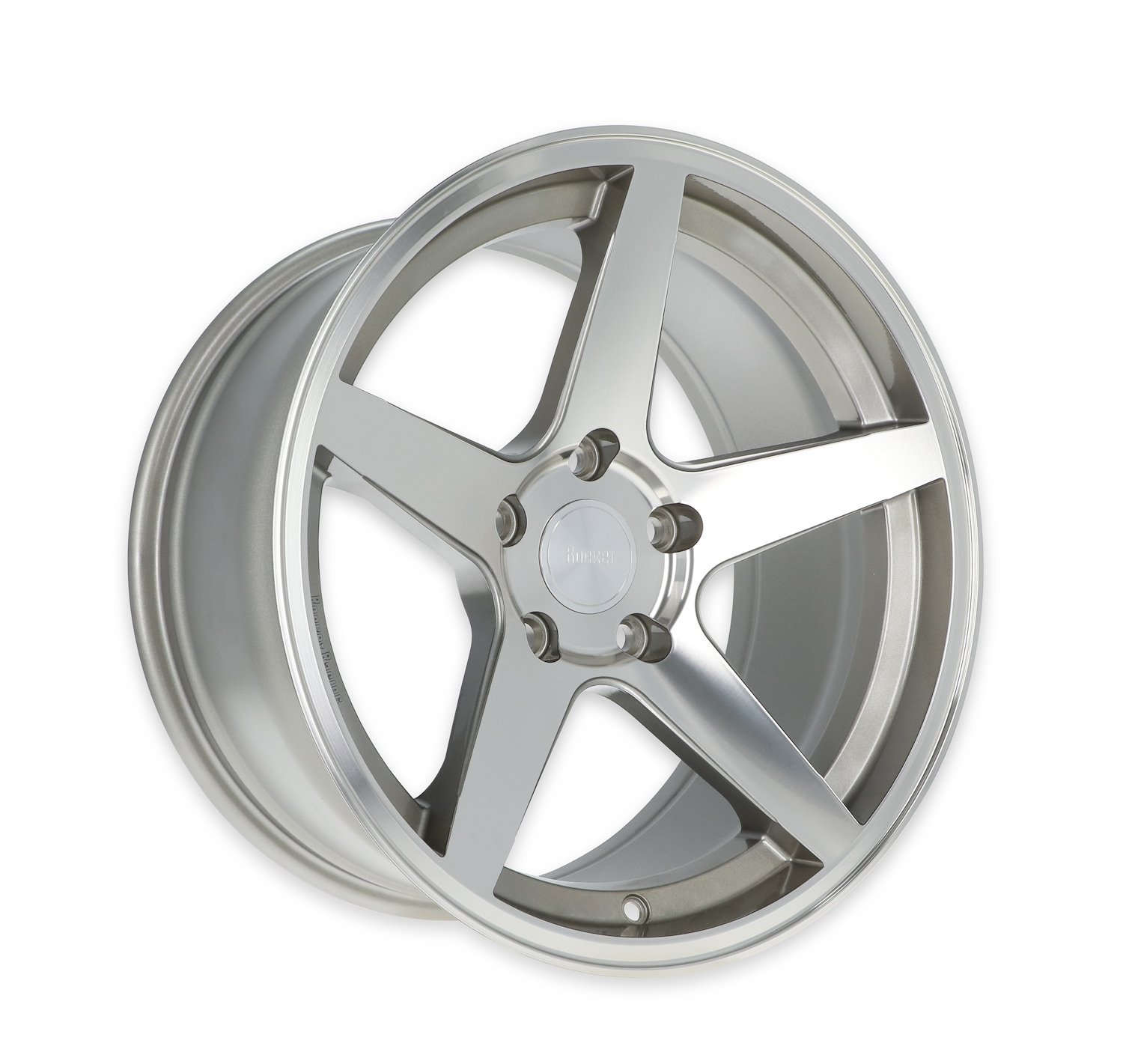 TTR29-8116174-B Rocket Flare Wheel [Size: 18" x 11"] Titanium/Machined Finish, Fits 06-13 & 15-19 Chevy Corvette Grand Sport/Z06
