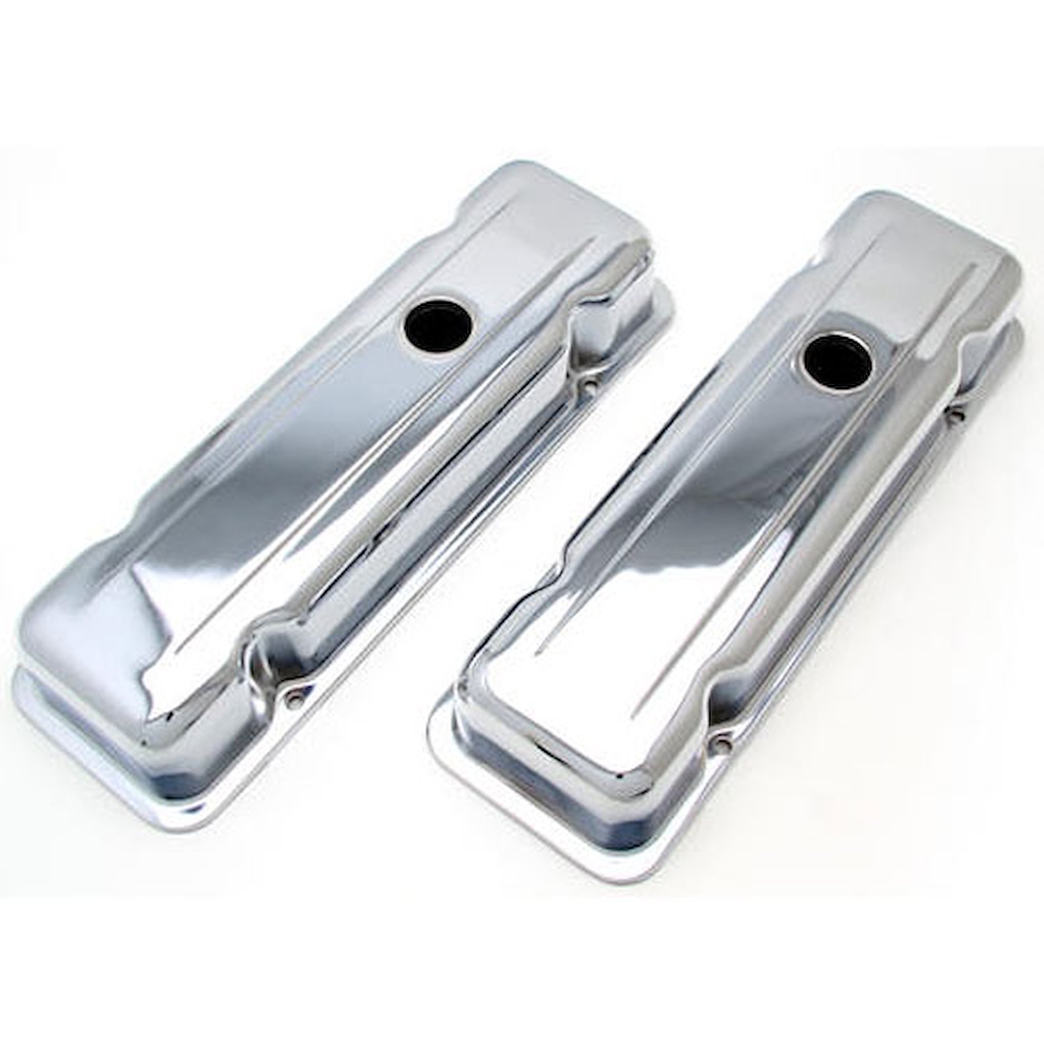 Chrome Plated Steel Valve Covers 1980-1984 Chevy 6-Cylinder