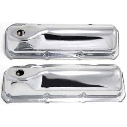 Chrome Plated Steel Valve Covers 1970-1982 Ford 351C,