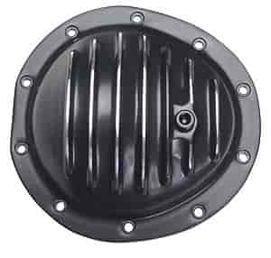 Black Powdercoated Aluminum Differential Cover Kit 1977-91 GM Intermediates (10-Bolt, Front)