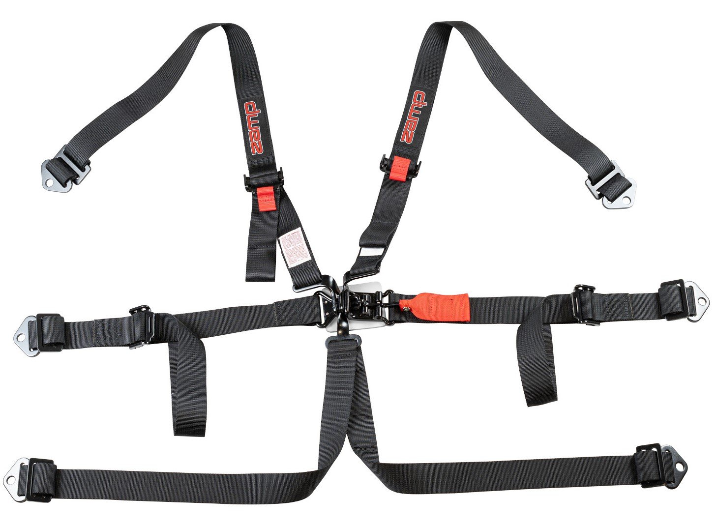6-Point Seat Harness w/2 in. Pull Down Belts & Latch Lock System
