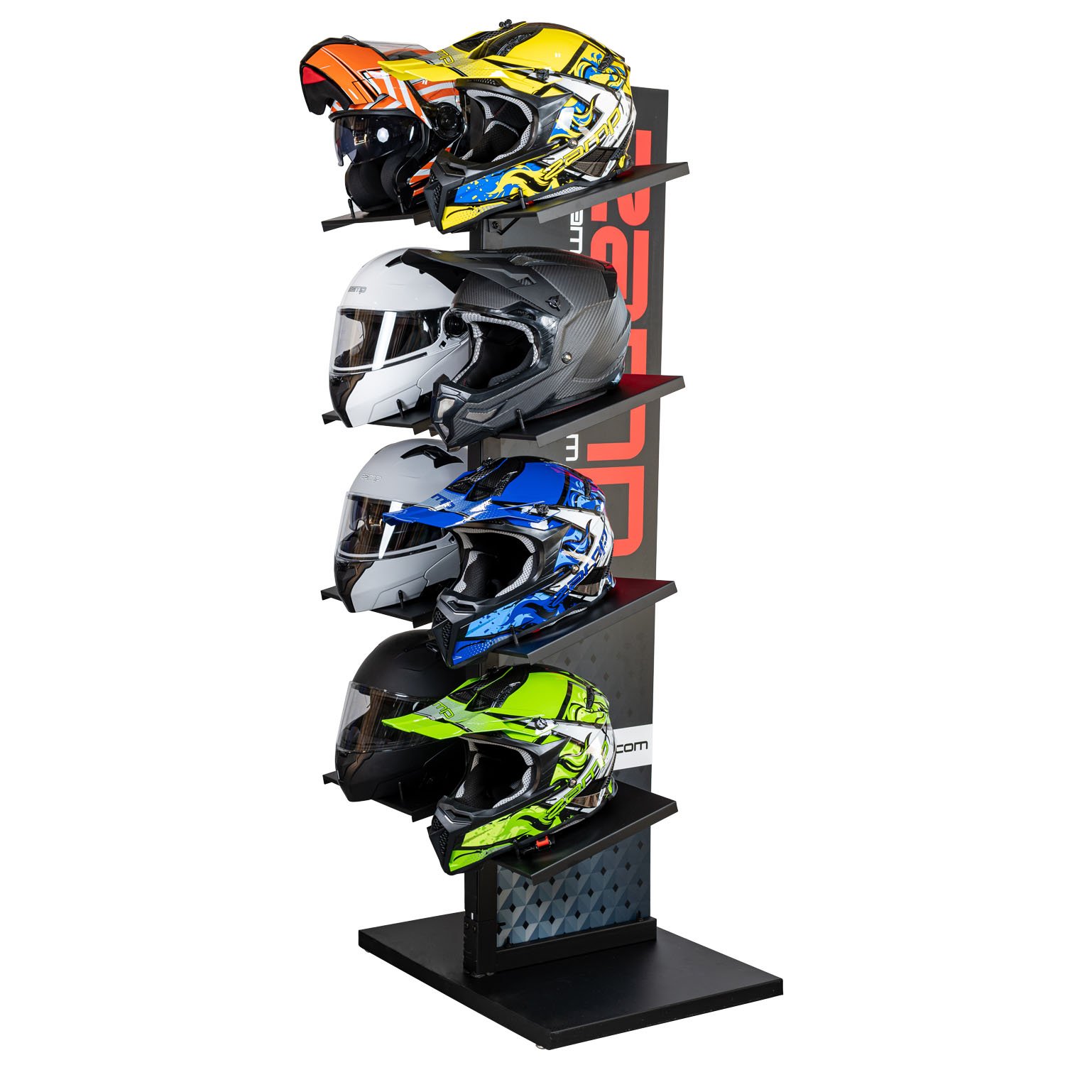 8 Helmet Display Stand