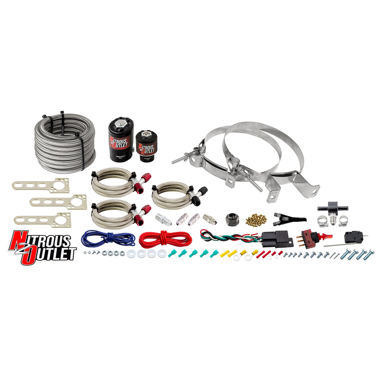 00-10030-00 Import EFI Single-Nozzle System, Gas/E85, 5-55psi, 35-200HP, No Bottle