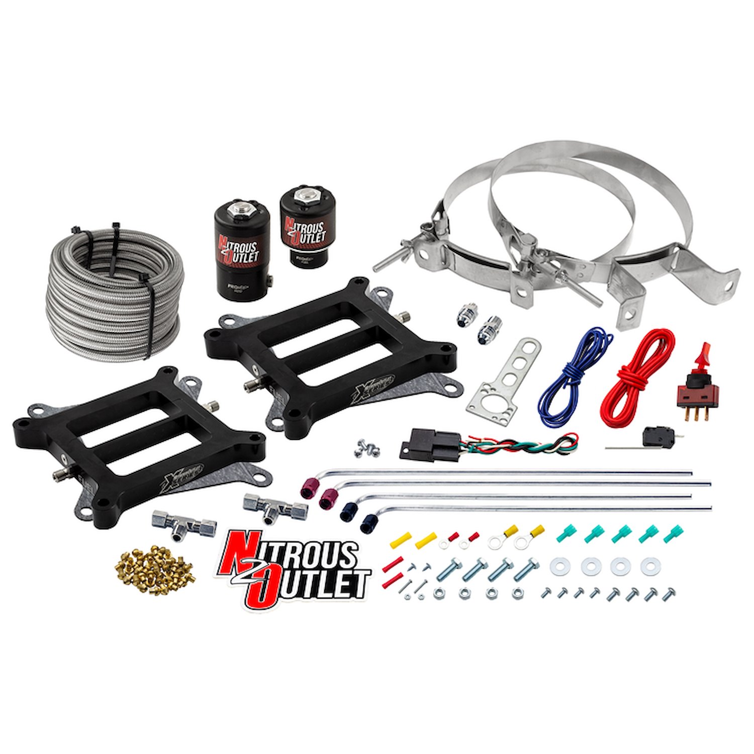 00-10072-00 Weekend Warrior 4150 Tunnel Ram System, Gas/E85, 5-55 psi, 100-400 HP, No Bottle