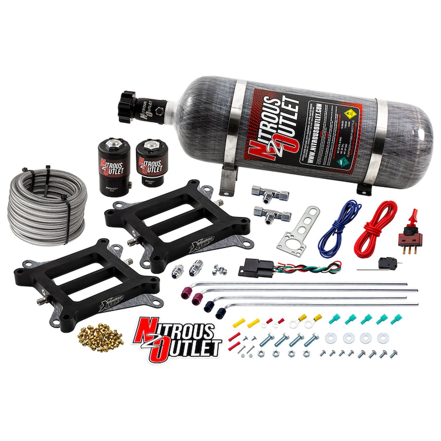 00-10072-12 Weekend Warrior 4150 Tunnel Ram System, Gas/E85, 5-55 psi, 100-400 HP, 12LB Bottle