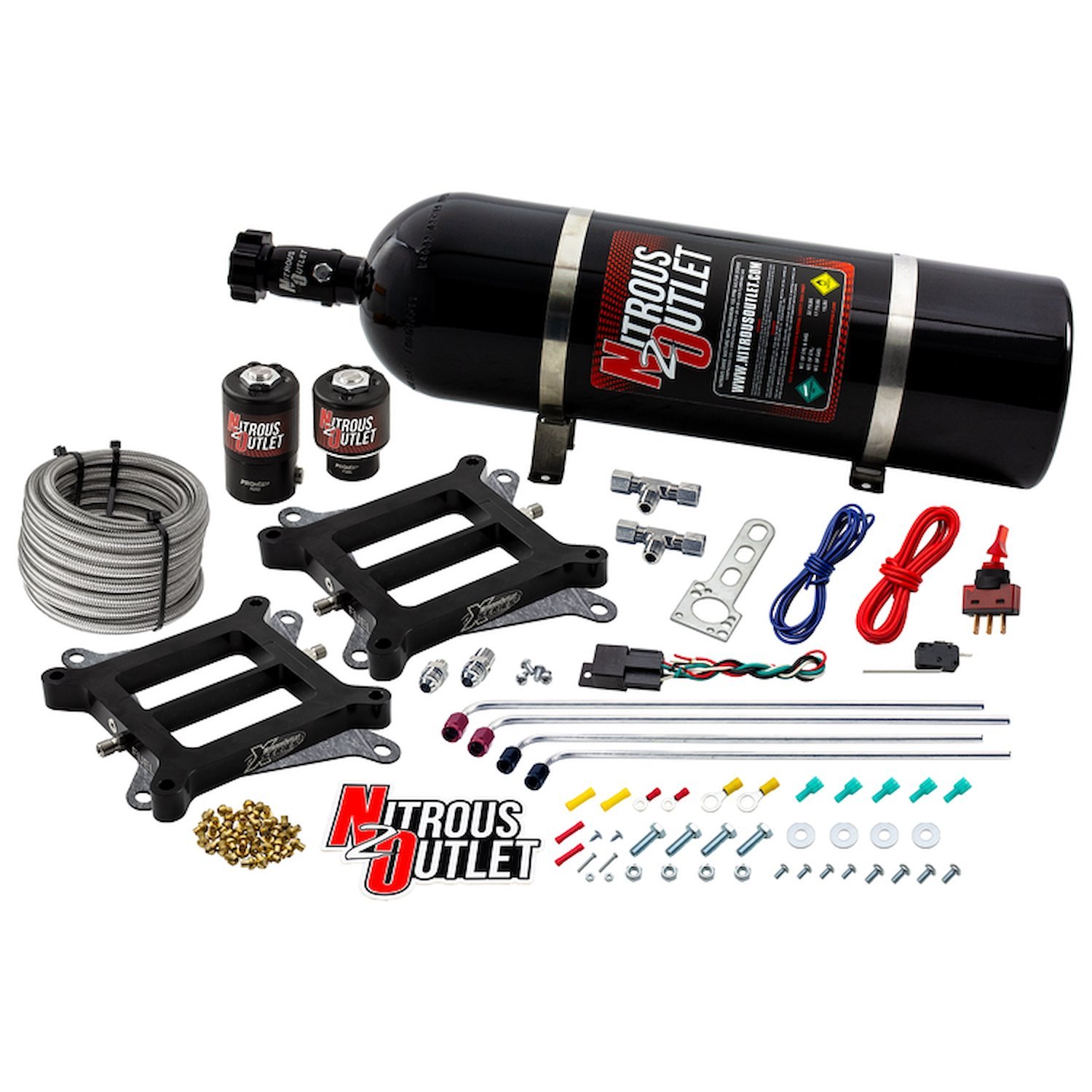 00-10072-15 Weekend Warrior 4150 Tunnel Ram System, Gas/E85, 5-55 psi, 100-400 HP, 15LB Bottle