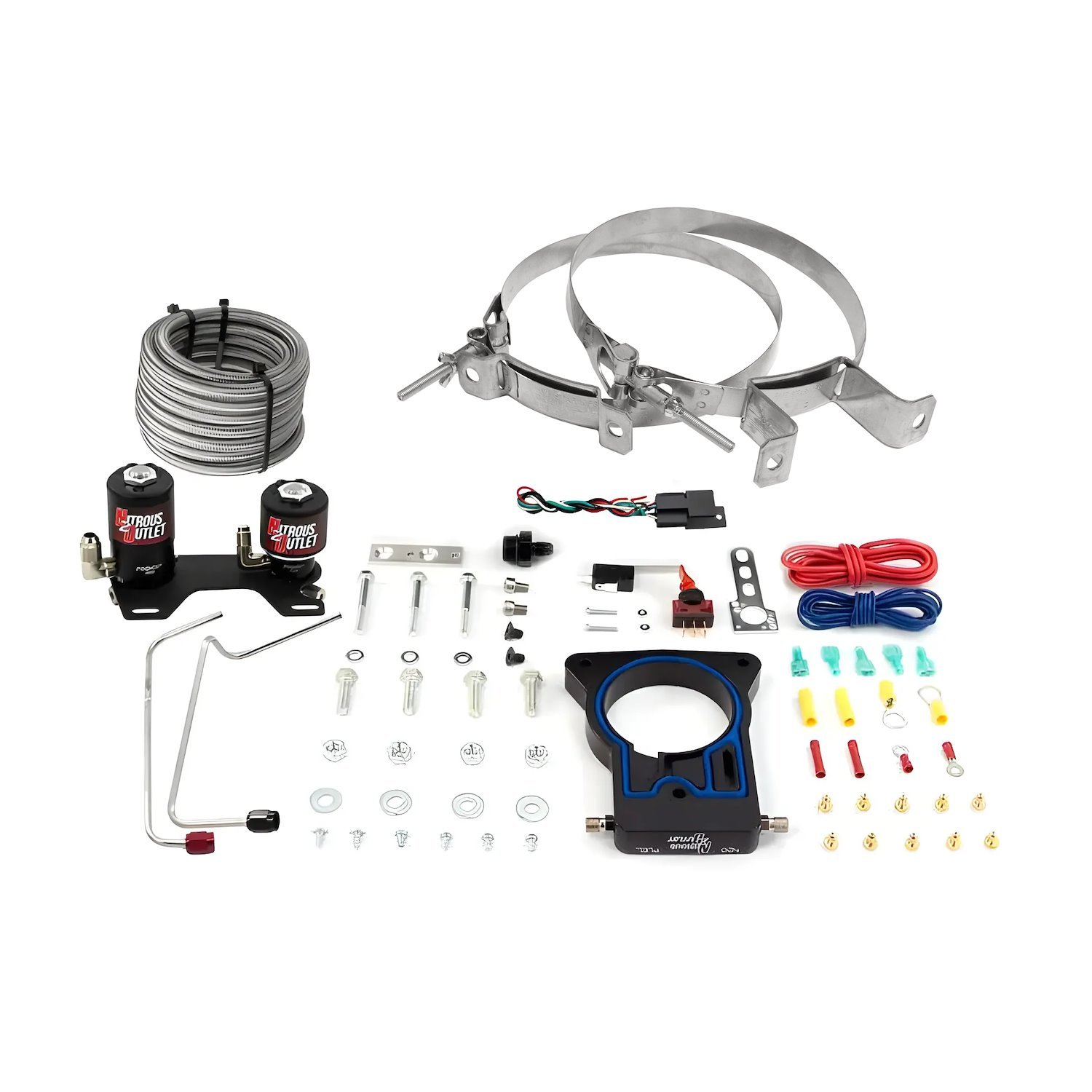00-10127-00 GM 78 mm 1999-2007 Classic Truck Hard-Line Plate System, Gas/E85, 5-55psi, 50-200HP, No Bottle