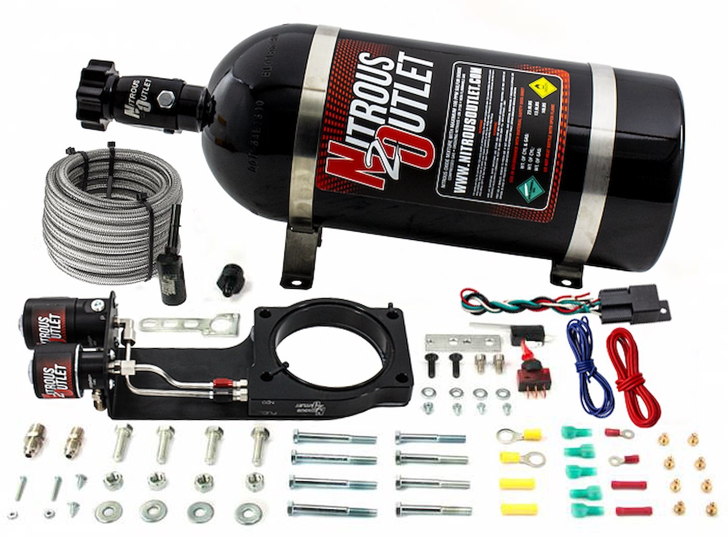 00-10149-00 GM 2014-2019 LT1 Corvette Hard-Line Plate System, Gas/E85, 5-55psi, 50-200HP, No Bottle