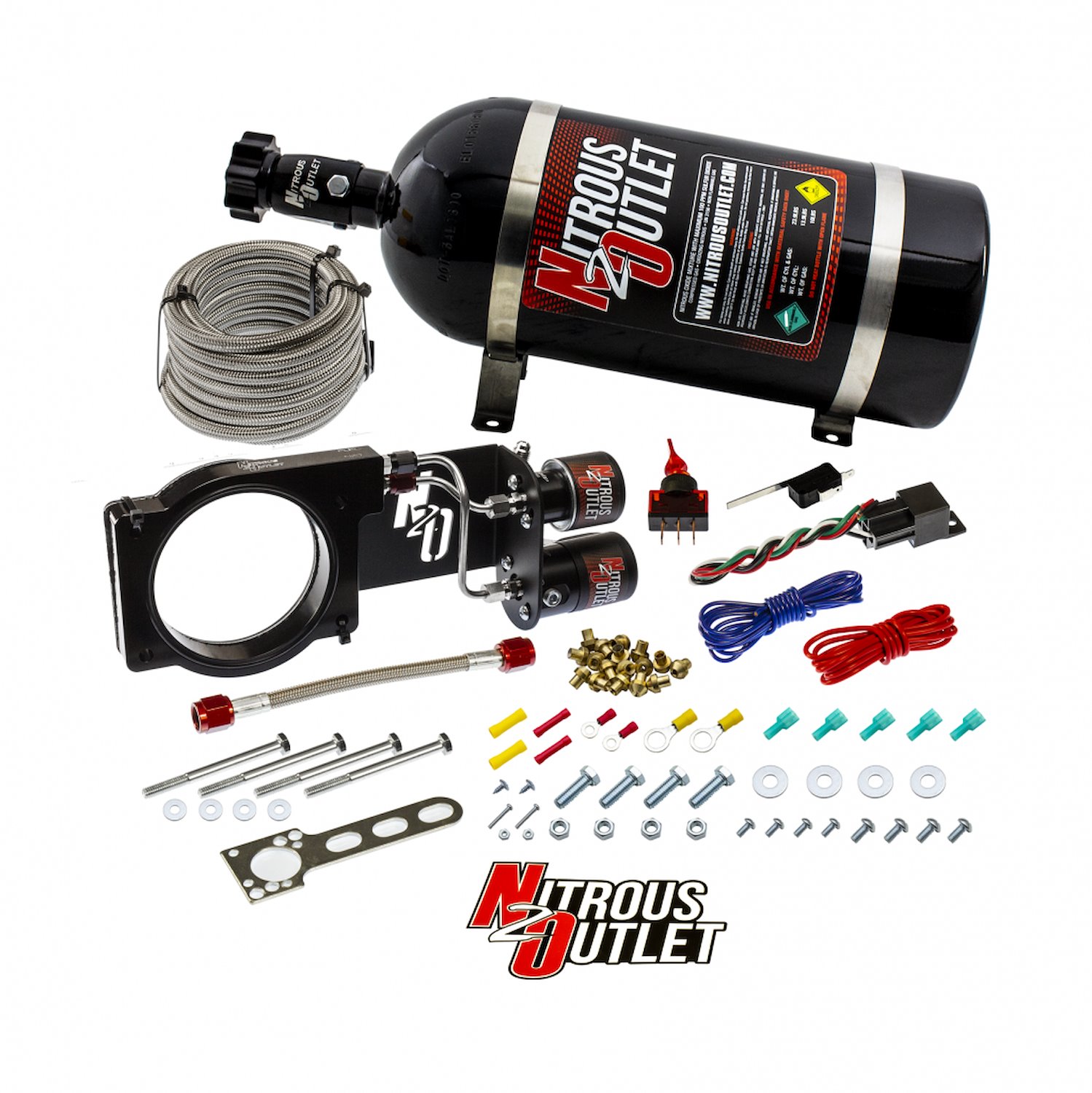 00-10190-10 GM 2019 ZR1 Corvette Hard-Line Plate System, Gas/E85, 5-55psi, 50-200HP, 10lb Bottle