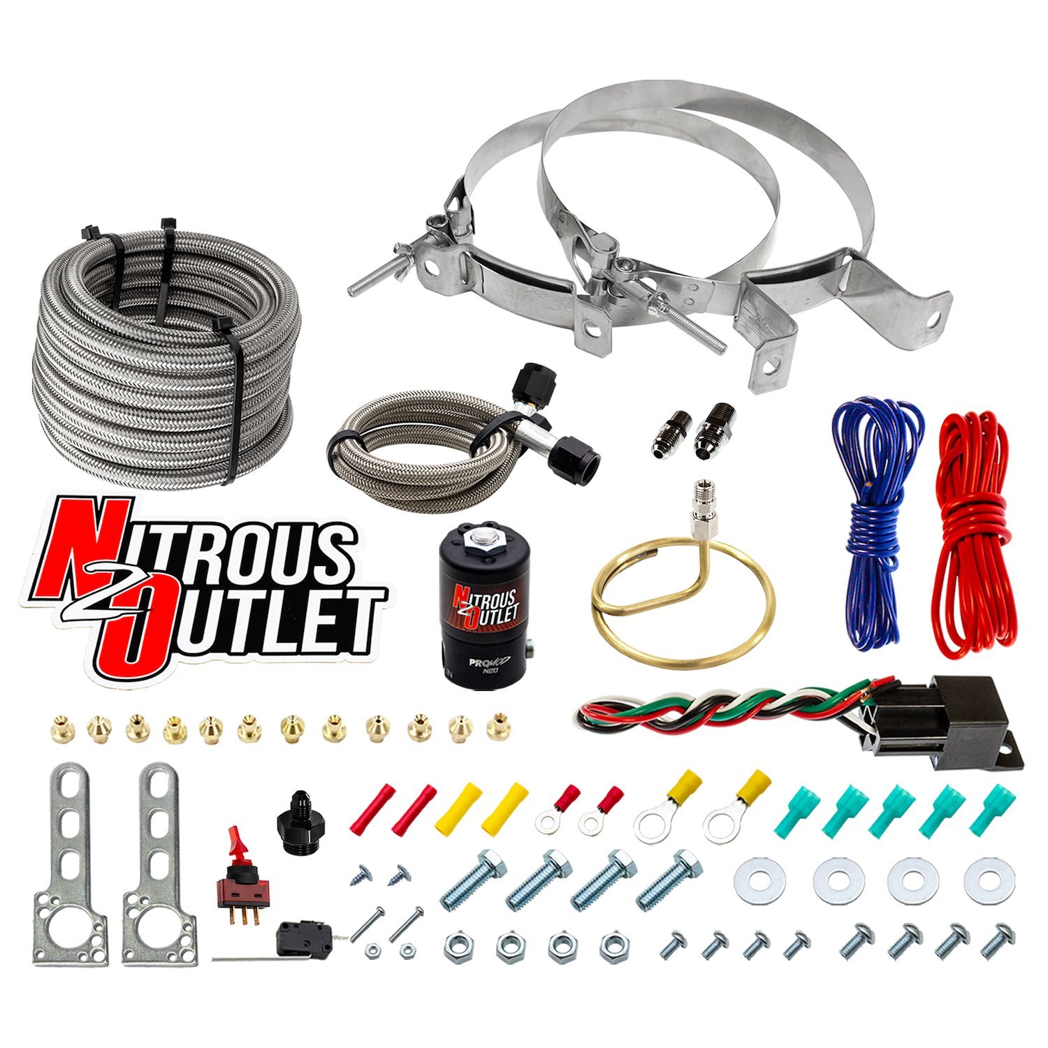 00-10202-00 Universal EFI Dry Small Distribution Ring System, 35-200HP, No Bottle