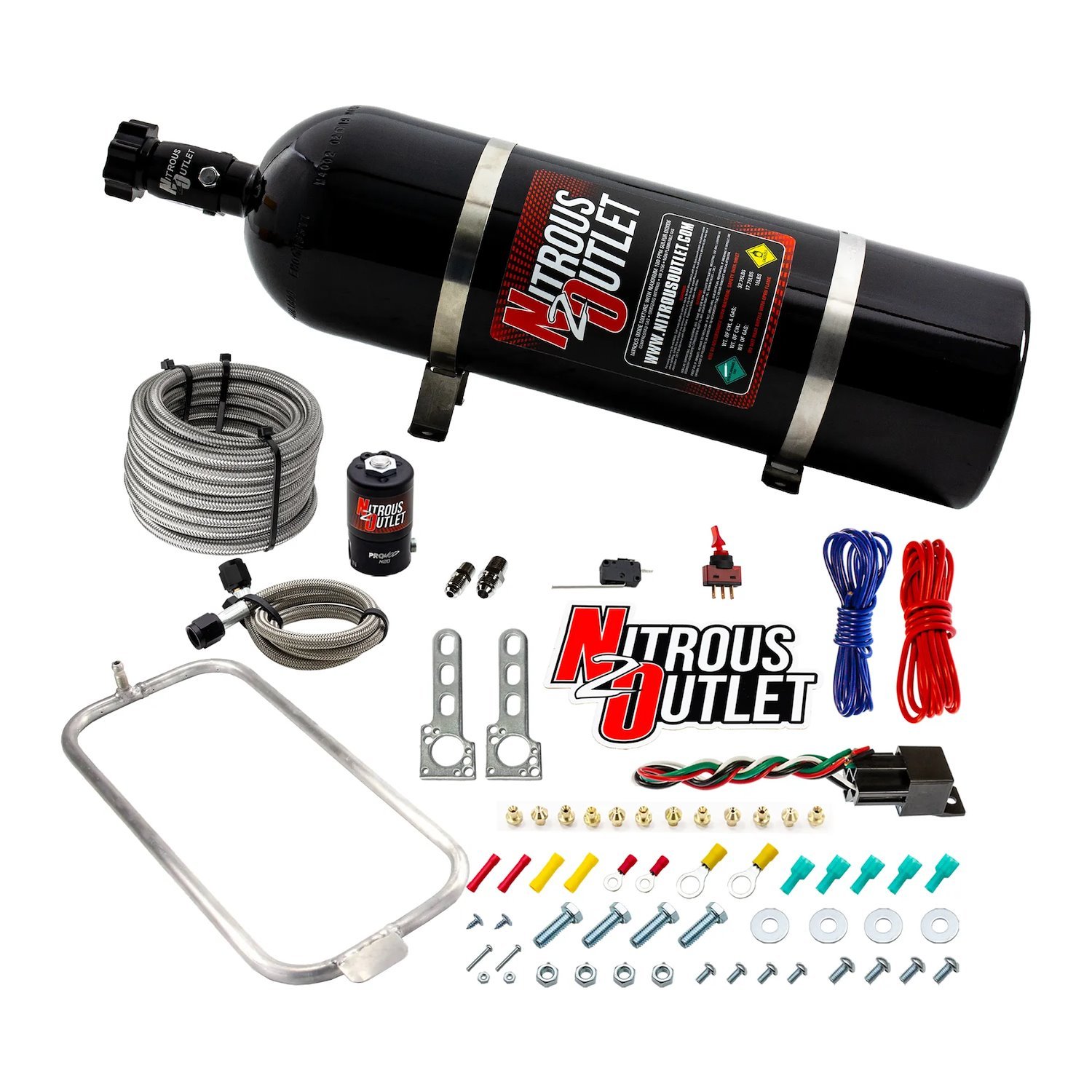 00-10204-15 GM/Pontiac 1998-2002 Camaro/Firebird Dry Halo System, Filter Entry, 35-200HP, 15lb Bottle