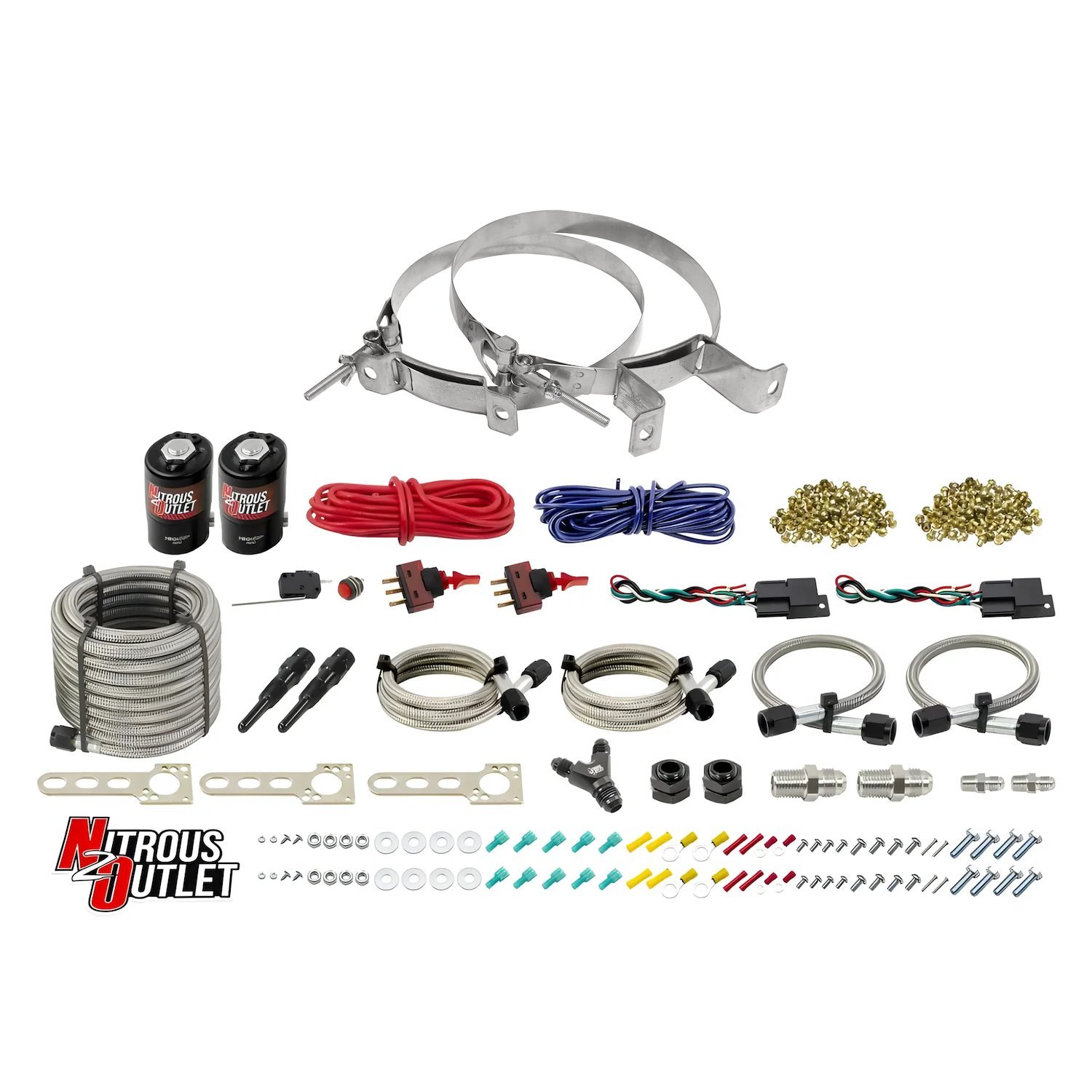 00-10207-00 Universal EFI Dual-Stage Dry Single-Nozzle System, 35-200HP, No Bottle