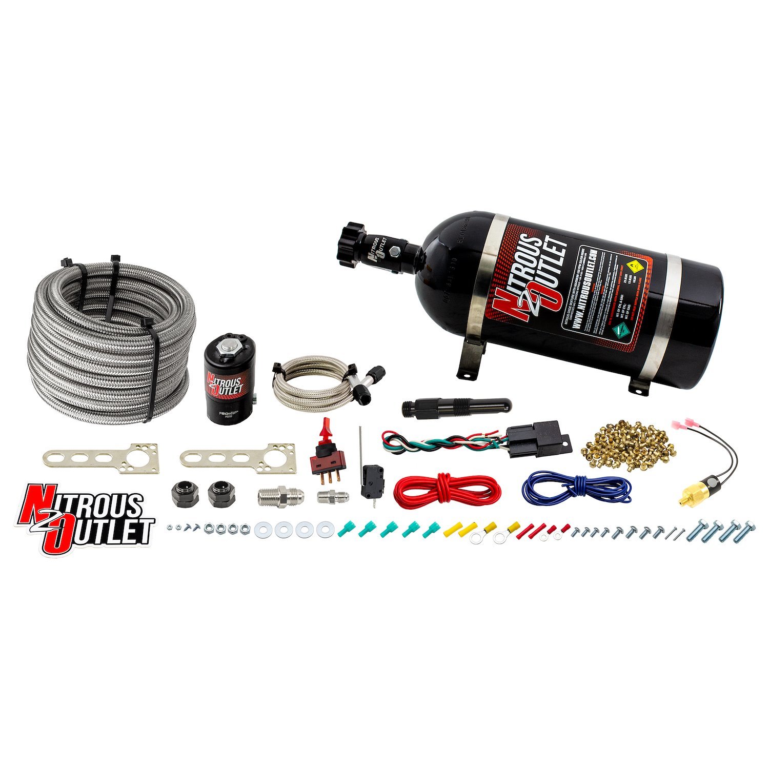 00-10250-10 Universal Diesel Dry Single-Nozzle System, 35-200HP, 10lb Bottle