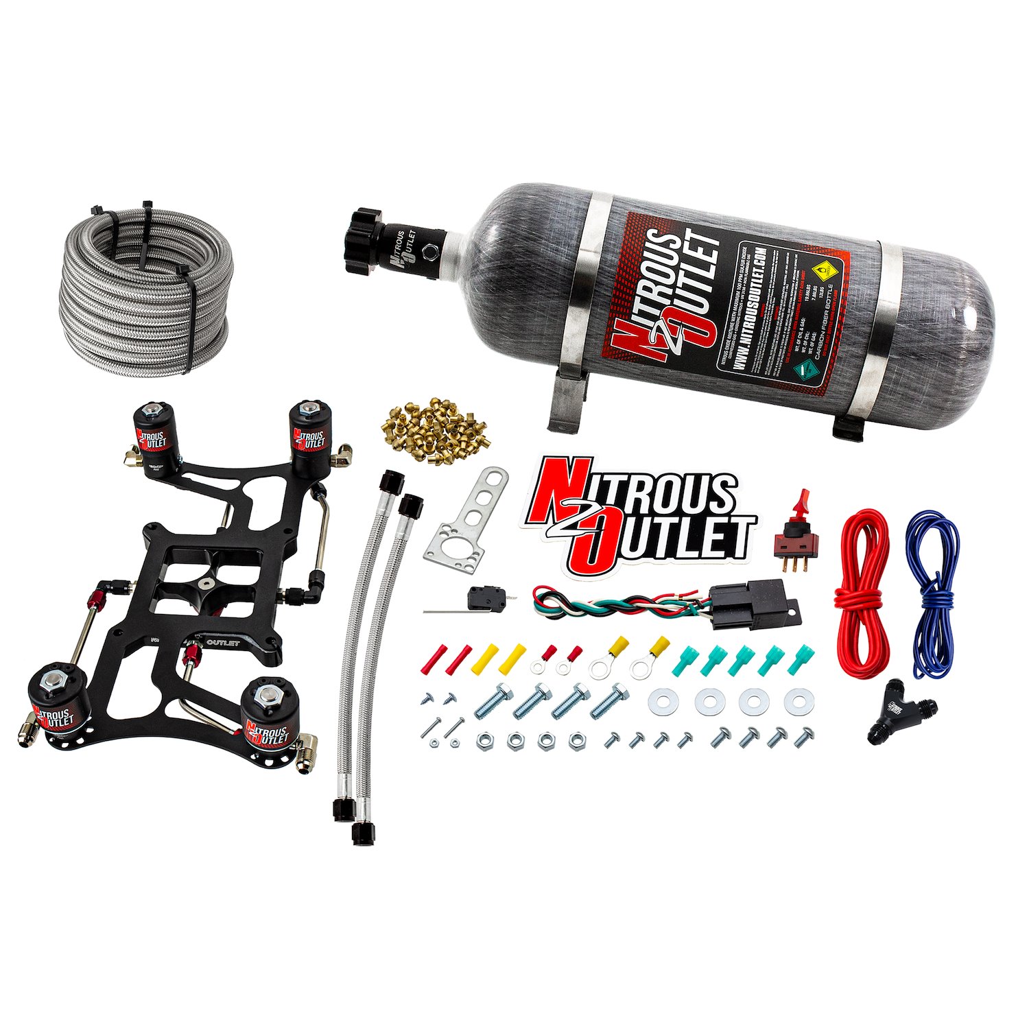 00-10628-12 4150 Hornet 2 Race Dual-Stage System, Hard-Line