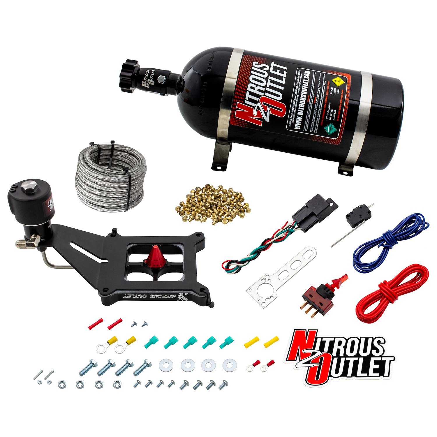 00-10676-10 4150 Stinger 2 Dry Race System, Hard-Line