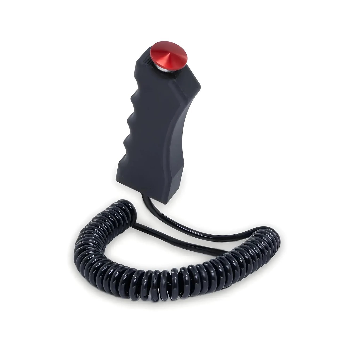 00-51032-PG Quick Fire Pistol Grip Momentary Mushroom Cap Push Button w/Spiral Stretch Cord