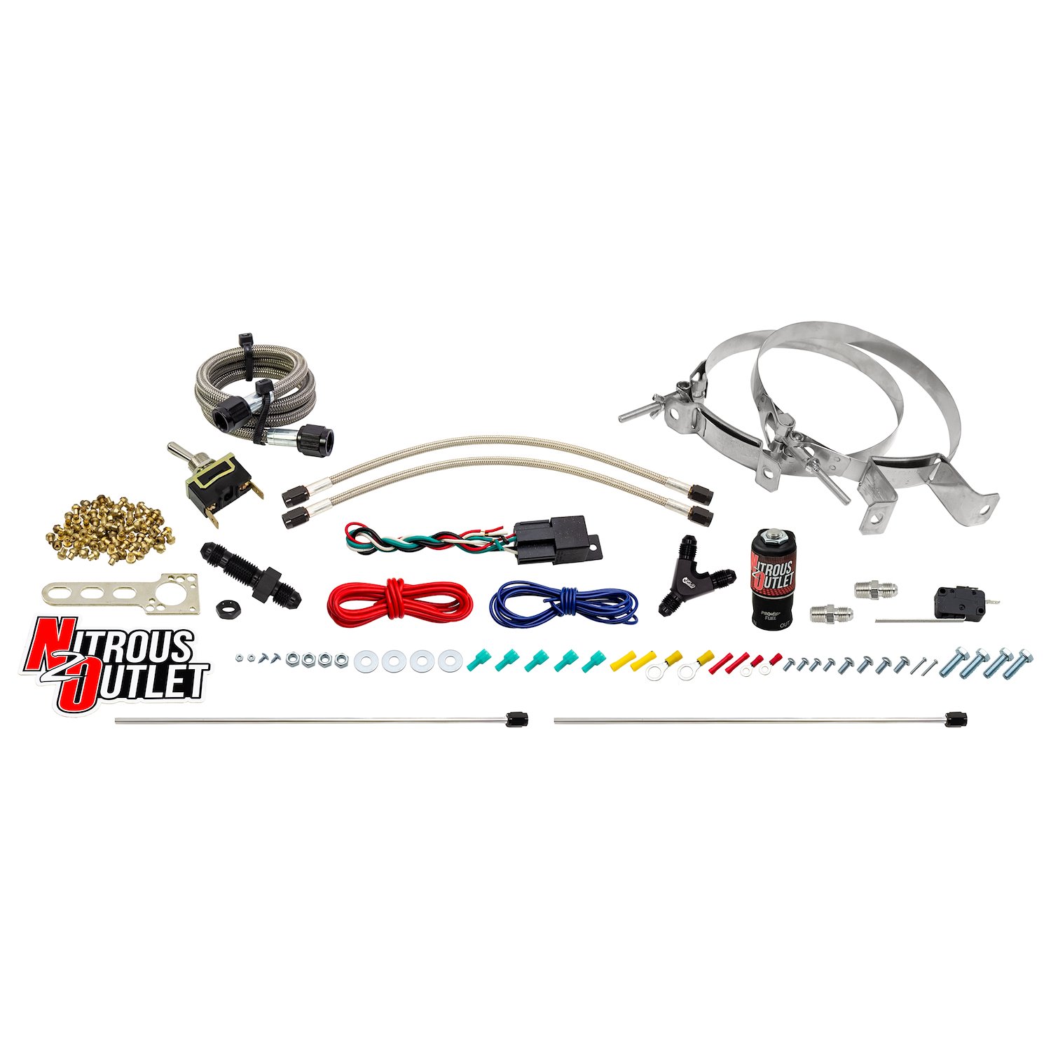 50-10102-00 Powersports Dry Twin Discharge Hard-Line System, 2030405060 HP, No Bottle