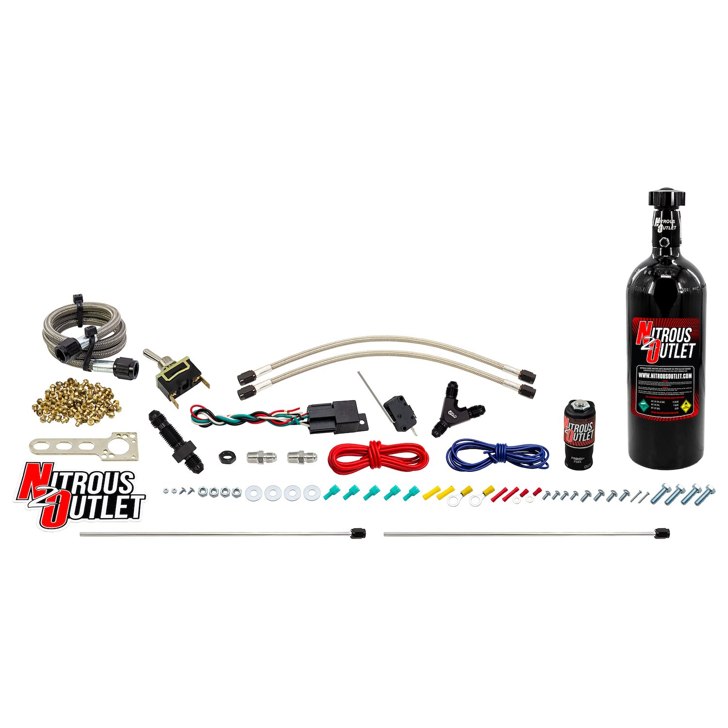 50-10102-5 Powersports Dry Twin Discharge Hard-Line System, 2030405060 HP, 5LB Bottle