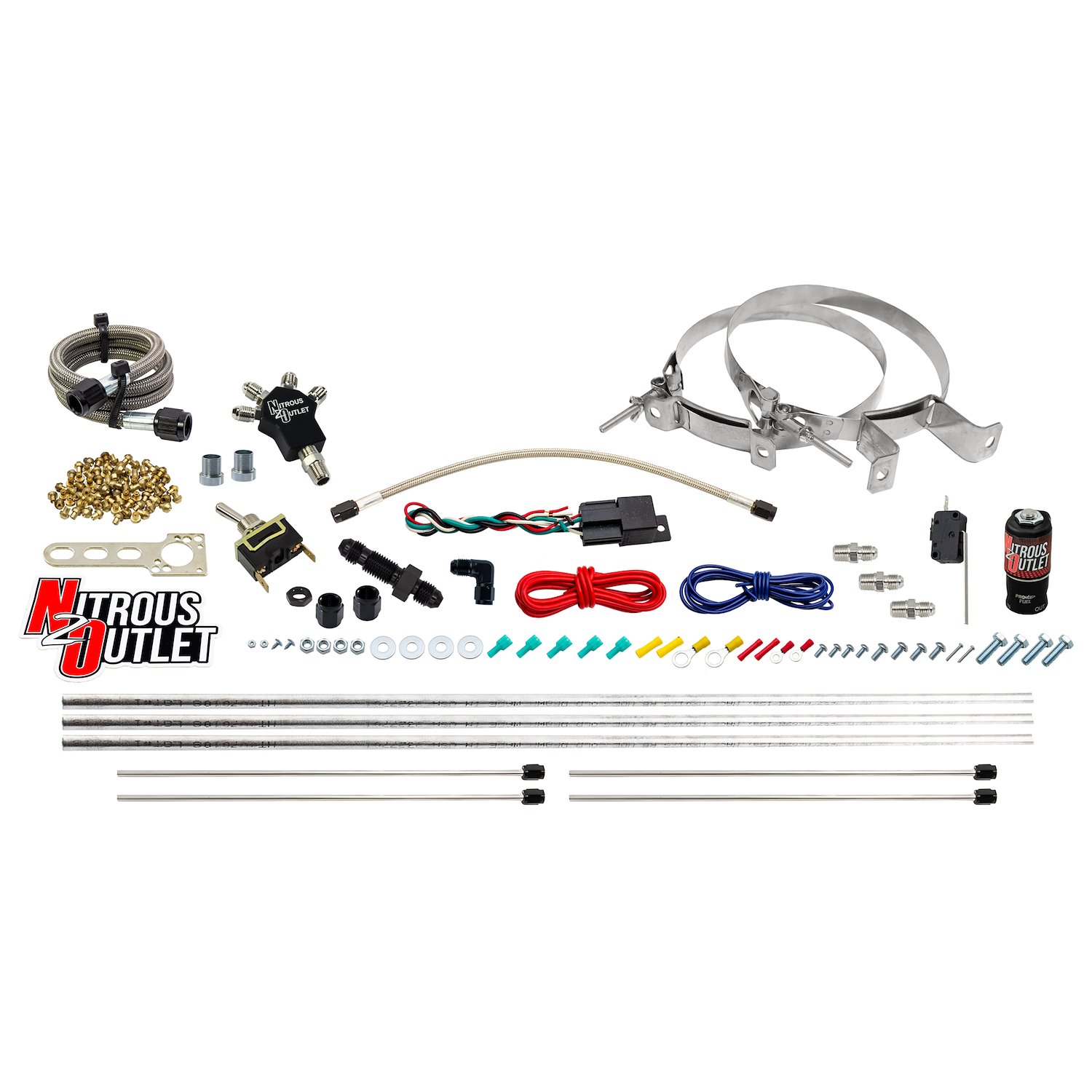 50-10104-00 Powersports Dry Quad Discharge Hardline System, 406080100120 HP, No Bottle