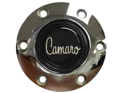 S6 Horn Button Cap Camaro Script Emblem