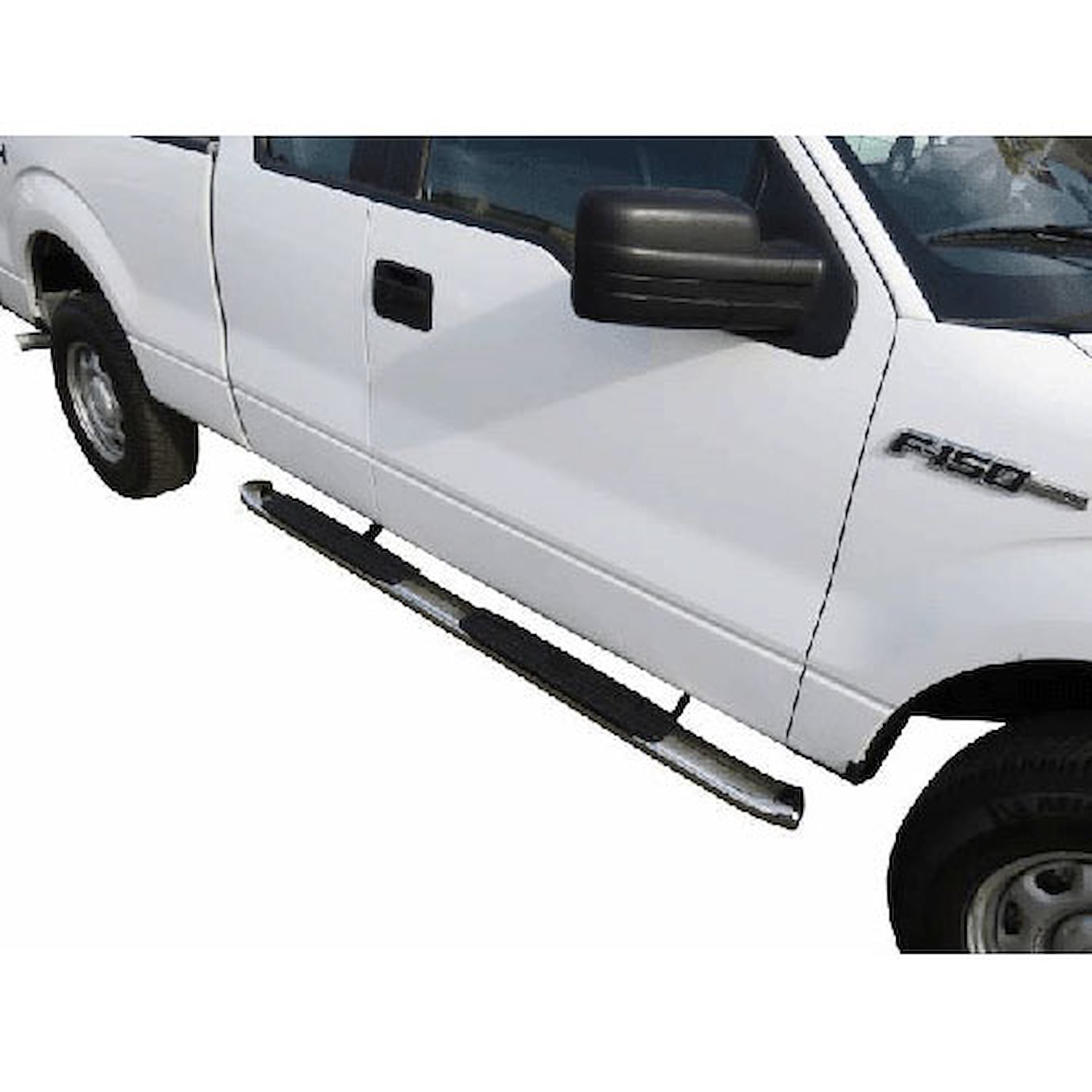 4X Series 4" Oval Side Bars 2007-2017 Chevy Silverado Crew Cab