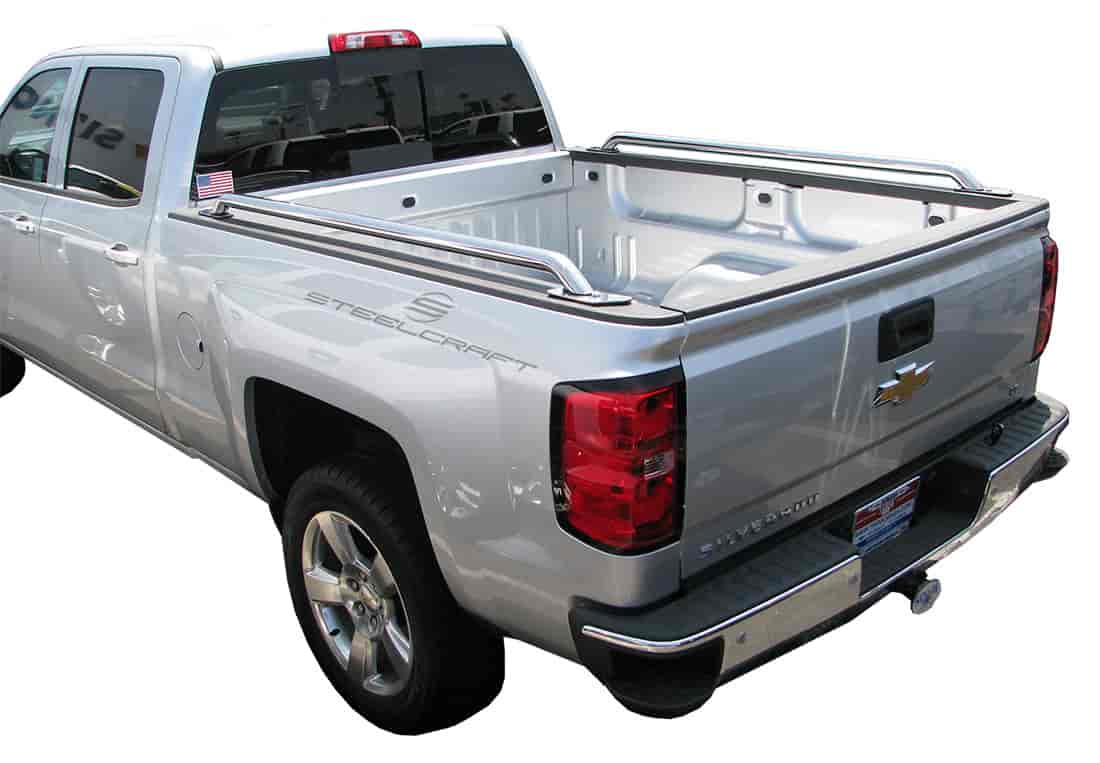 Bed Rails 2014-2020 GM Silverado/Sierra 1500, 6.500 ft. Bed - Stainless Steel