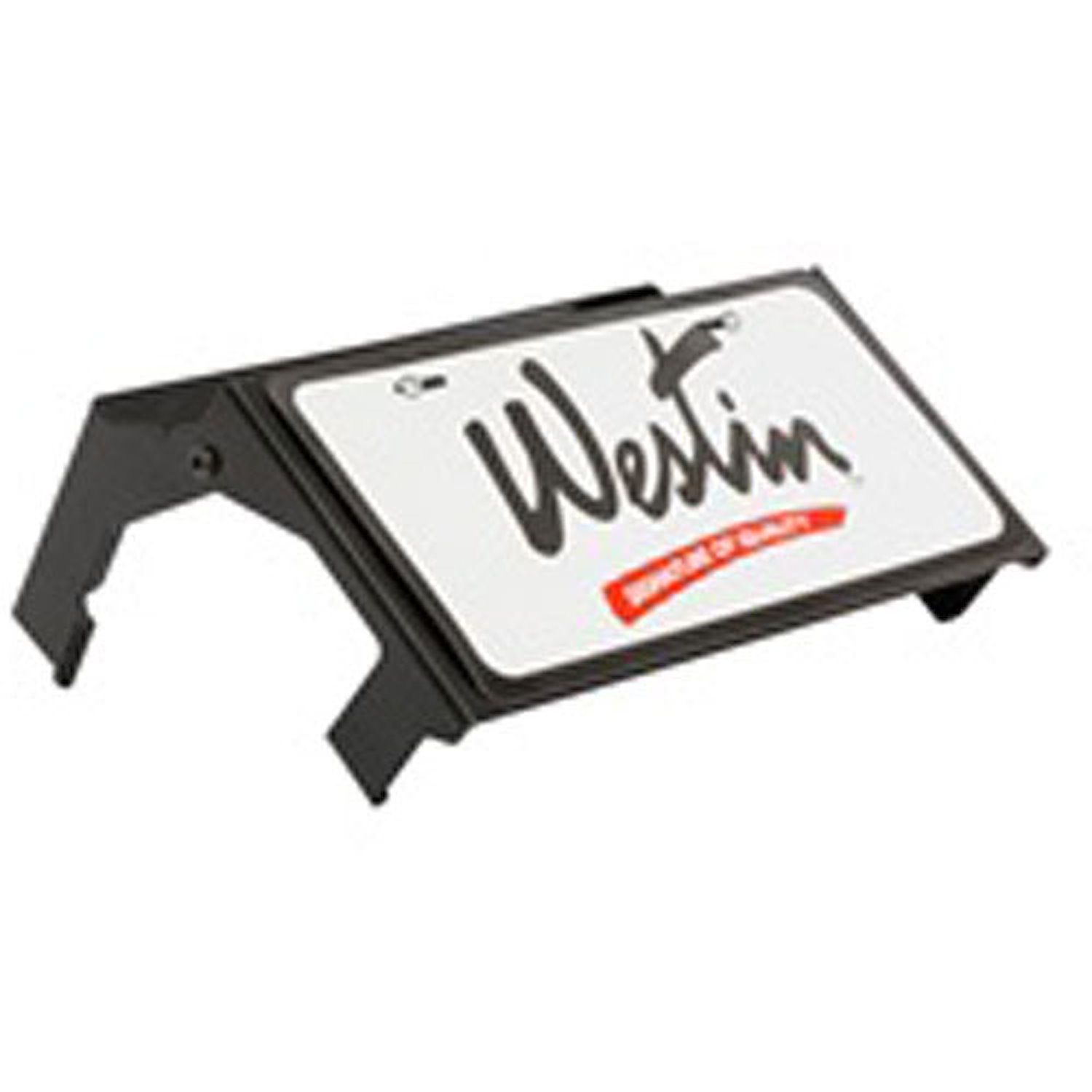 MAX Winch Tray License Plate Bracket Mounts to Winch Fairlead