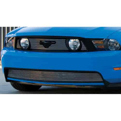 Quick-Fit Billet Grille 2010-14 Ford Mustang V8 Bumper Grille