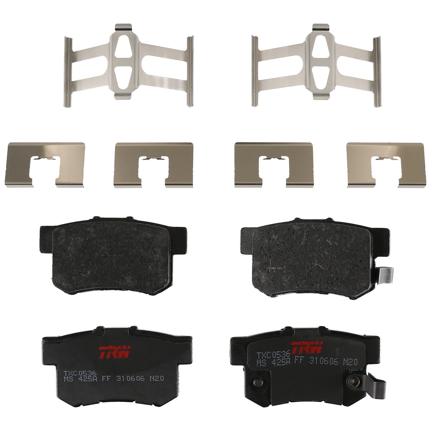TXC0536 Ultra-Series Disc Brake Pad Set for Select Acura/Honda Models, Position: Rear